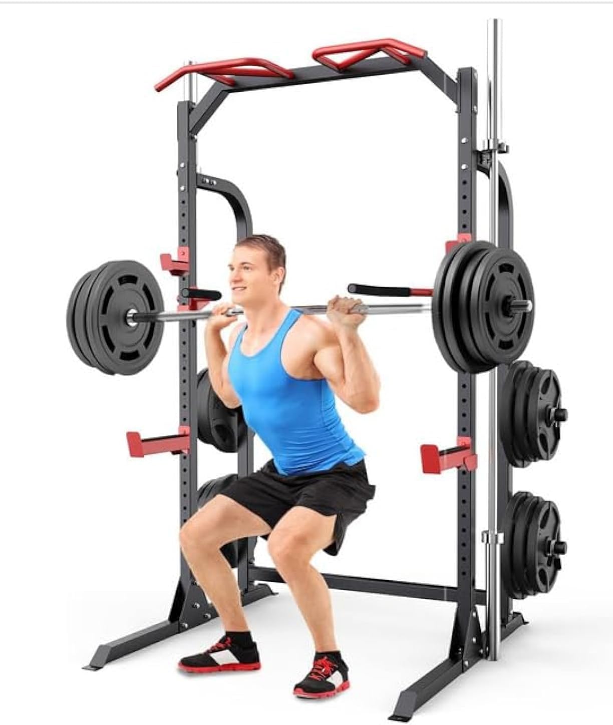 SunHome Power Cage Squat Rack